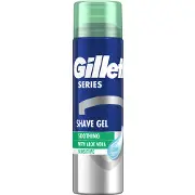 Гель для бритья GILLETTE (Жиллет) Sensitive для чувствительной кожи с алоэ 200 мл