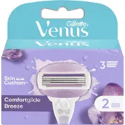 Картриджі змінні для гоління GILLETTE (Жилет) Venus (Венус) Breeze з гелевою полоскою 2 шт