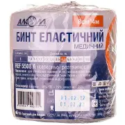 Бинт эластичный медицинский Торговый Дом Алком модель 5508 средней растяжимости размер 80 мм х 4 м 1 шт