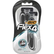 Бритва BIC (Бік) Flex 4 Comfort (Флекс 3 Комфорт) з 4-ма лезами упаковка 3 шт