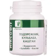 Диетическая добавка комплексного действия Миксофит ENJEE (Энжи) Подорожник, одуванчик, каштан таблетки по 0,45 г банка 45 шт