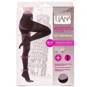 Колготки антиварикозные TIANA 810 (Тиана) 18-21 мм рт ст 140 den размер 6 черные
