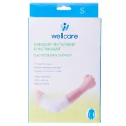 Бандаж на ліктьовий суглоб WellCare (ВеллКеа) модель 31010 еластичний розмір S