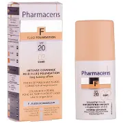 Флюїд для обличчя PHARMACERIS (Фармацеріс) F стійкий делікатний з інтенсивно маскуючими властивостями SPF 20 тон пісок 30 мл