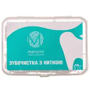 Зубочистки з зубною ниткою Manorm (Манорм) освіжаючі 50 шт