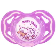 Пустушка силіконова дитяча BABY TEAM (Беби Тим) артикул 3014 класична з 6 місяців 1 шт