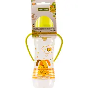 Пляшечка для годування дитяча BABY TEAM (Бебі Тім) артикул 1311 з латексною соскою та ручками з 0 місяців 250 мл