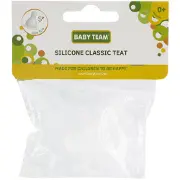 Соска силіконова дитяча BABY TEAM (Бебі Тім) артикул 2200 класична повільний потік з 0 місяців 1 шт