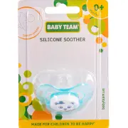 Пустышка силиконовая детская BABY TEAM (Беби Тим) артикул 3003 вишнеобразной формы с 0 месяцев цвет в ассортименте 1 шт
