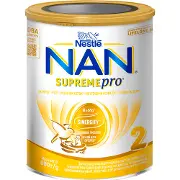 Суміш молочна дитяча NESTLE (Нестле) Нан 2 Supreme (Супрім) на основі частково гідролізованого білка молочної сироватки з 6-ти місяців 800 г