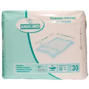 Пелюшки гігієнічні вбираючі Angelmed (АнгелМед) розмір 60см x 60см 30 шт