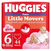 Підгузки-трусики для дітей HUGGIES (Хагіс) Pants (Пентс) 6 для дівчаток від 15 до 25 кг 44 шт NEW