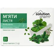Мяты листья в фильтр-пакетах по 1,5 г 20 шт Solution Pharm