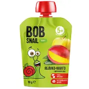 Пюре фруктове Bob Snail (Боб Снеіл) Равлик Боб Яблуко-манго для дітей від 5 місяців 90 г
