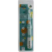 Зубна щітка електрична Vega (Вега) дитяча звукова модель Kids VK-400B LIGHT-UP блакитна