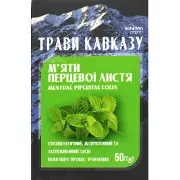 Трави Кавказу фіточай Листя м'яти перцевої пачка 50 г Solution Pharm