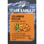 Трави Кавказу фіточай Плоди обліпихи для загального зміцнення організму пачка 70 г Solution Pharm