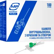 Канюля внутрішньовенна (катетер) з крилами та отвором розмір 18G (1,3мм x 45мм) Proflon MedPlast