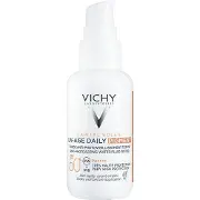 Флюїд для обличчя VICHY (Віши) Капіталь Солей сонцезахисний проти ознак фотостаріння шкіри обличчя з тонуючим ефектом SPF50+ 40 мл