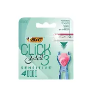 Касети (картриджі, леза) змінні BIC (Бік) Miss Soleil Click 3 Sensitive 4 шт