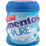 Резинка жевательная MENTOS (Ментос) Pure Fresh со вкусом свежей мяты 56 г