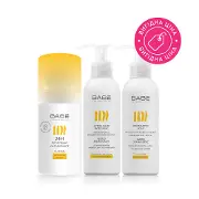 Набір №4 BABE LABORATORIOS (Бабе Лабораторіос) Дезодорант-антиперспирант 50 мл + Молочко для тіла 100 мл + Мило дерматологічне 100 мл