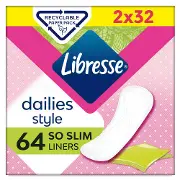 Прокладки щоденні жіночі LIBRESSE (Лібрес) Daily Style Normal (Дейлі Стайл Нормал) упаковка 64 шт