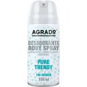 Дезодорант спрей AGRADO (Аградо) Pure Trendy для жінок 150 мл