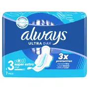 Прокладки гигиенические женские ALWAYS (Олвейс) Ultra Day&Night Single (Дэй Найт Сингл) ультратонкие ароматизированные 7 шт