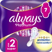 Прокладки гигиенические женские ALWAYS (Олвейс) Ultra Platinum Super Single (ультра платинум супер сингл) 7 шт