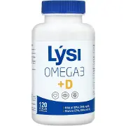 Омега-3 (риб'ячий жир) LYSI (Лісі) з вітаміном D капсули по 500 мг упаковка 120 шт