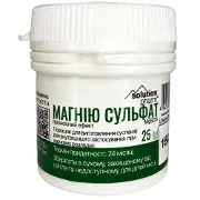 Магния сульфат порошок банка 25 г Solution Pharm