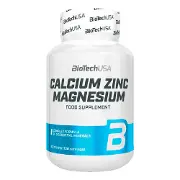 Вітаміни та мінерали BiotechUSA (Байотек) Calcium Zinc Magnesium в таблетках упаковка 100 шт