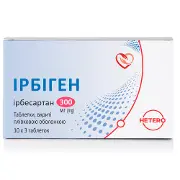 Ірбіген таблетки вкриті плівковою оболонкою по 300 мг 3 блістери по 10 шт