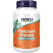 Кальція цитрат NOW (Нау) Calcium Citrate зміцнення зубів та кісток таблетки флакон 100 шт