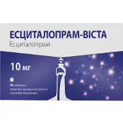 Эсциталопрам-Виста таблетки, диспергируемые в полости рта по 10 мг 2 блистера по 14 шт