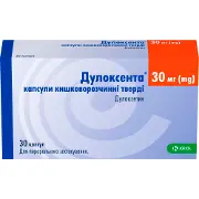 Дулоксента капсулы кишечнорастворимые твердые по 30 мг 3 блистера по 10 шт