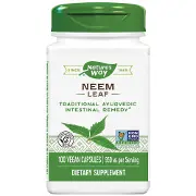 Лист німу NATURE’S WAY (Натурес Вей) Neem Leaf капсули покращують зір, обмін речовин, роботу шлунково-кишкового тракту та печінки флакон 100 шт
