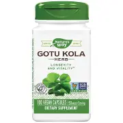 Готу Кола NATURE’S WAY (Натурес Вэй) Gotu Kola Herb капсулы для долголетия и жизненной силы флакон 100 шт