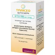 Триксео Аеросфера інгаляція під тиском суспензія 5/7,2/160 мкг контейнер 120 інгаляцій 1 шт