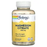 Цитрат магнія SOLARAY (Солорай) Magnesium Citrate капсули для покращення біодоступності мінералів флакон 180 шт