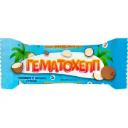 Гематохелп гематоген Гематовіт з альбуміном та кокосовою стружкою плитка 40 г Solution Pharm