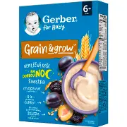 Каша безмолочна дитяча NESTLE GERBER (Нестле Гербер) Вівсяно-пшенична з чорносливом з 6-ти місяців 200 г