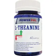 Капсулы L-теанин POWERFUL (Поверфул) с содержанием L-теанина 250 мг банка 60 шт
