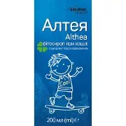 Алтея фітосироп при кашлі флакон 200 мл Solution Pharm