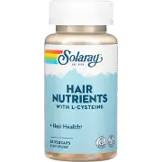 Живильні речовини для волосся SOLARAY (Солорай) Hair Nutrients капсули для підтримки здоров'я волосся та загального стану здоров'я флакон 60 шт