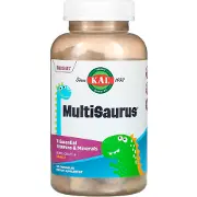 Мультизаурус KAL (Кал) Multisaurus зі смаком ягід, винограду та апельсину таблетки жувальні 90 шт