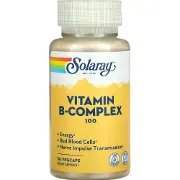 Комплекс витаминов группы B SOLARAY (Солорай) Vitamin B-Complex 100 капсулы флакон 50 шт