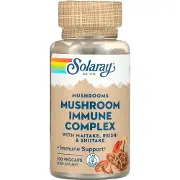 Комплекс грибів для імунітету SOLARAY (Солорай) Mushroom Immune Complex 600 мг капсули флакон 100 шт