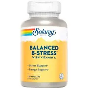 Збалансований В-стрес з вітаміном С SOLARAY (Солорай) Balanced B-stress with vitamin C  капсули флакон 100 шт